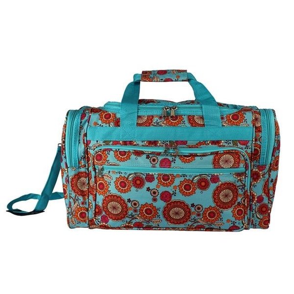 World Traveler World Traveler 81T22-231 22 in. Carry-On Duffel Bag - Wildflowers 81T22-231